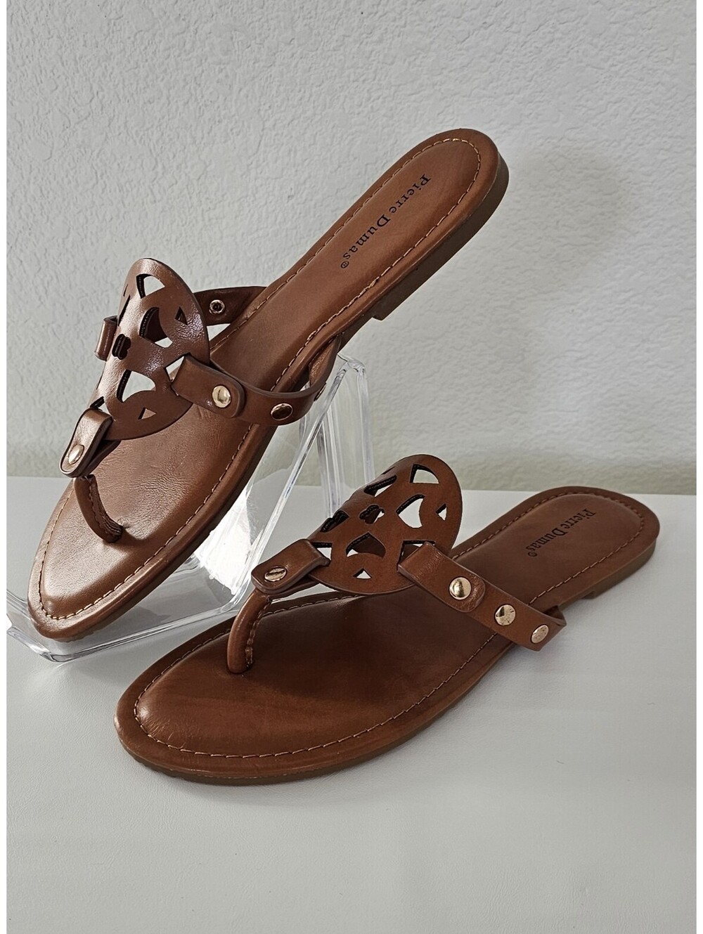 Pierre Dumas Women's Limit-20 Tan Sandals Size US 7 - Picture 10 of 10
